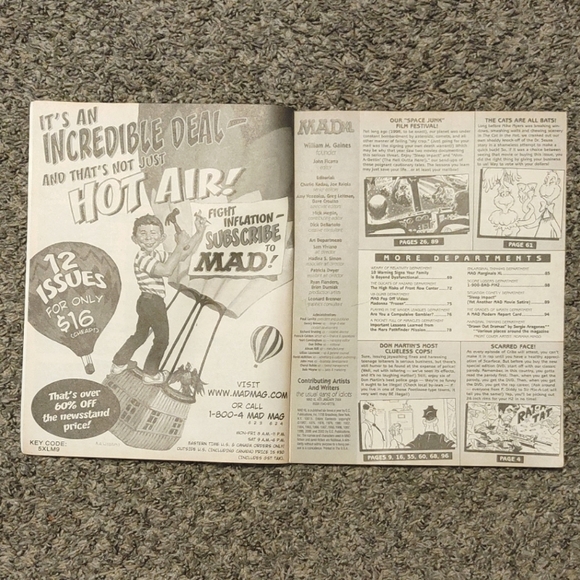 Mad XL Magazine #25 January 2004 Stupid Celebs: Madonna, Arnold Schwarzenegger - Picture 8 of 12